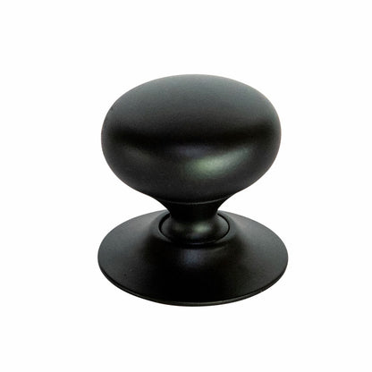 Taskmaster Mushroom Cabinet Knob - 37mm - Matte Black