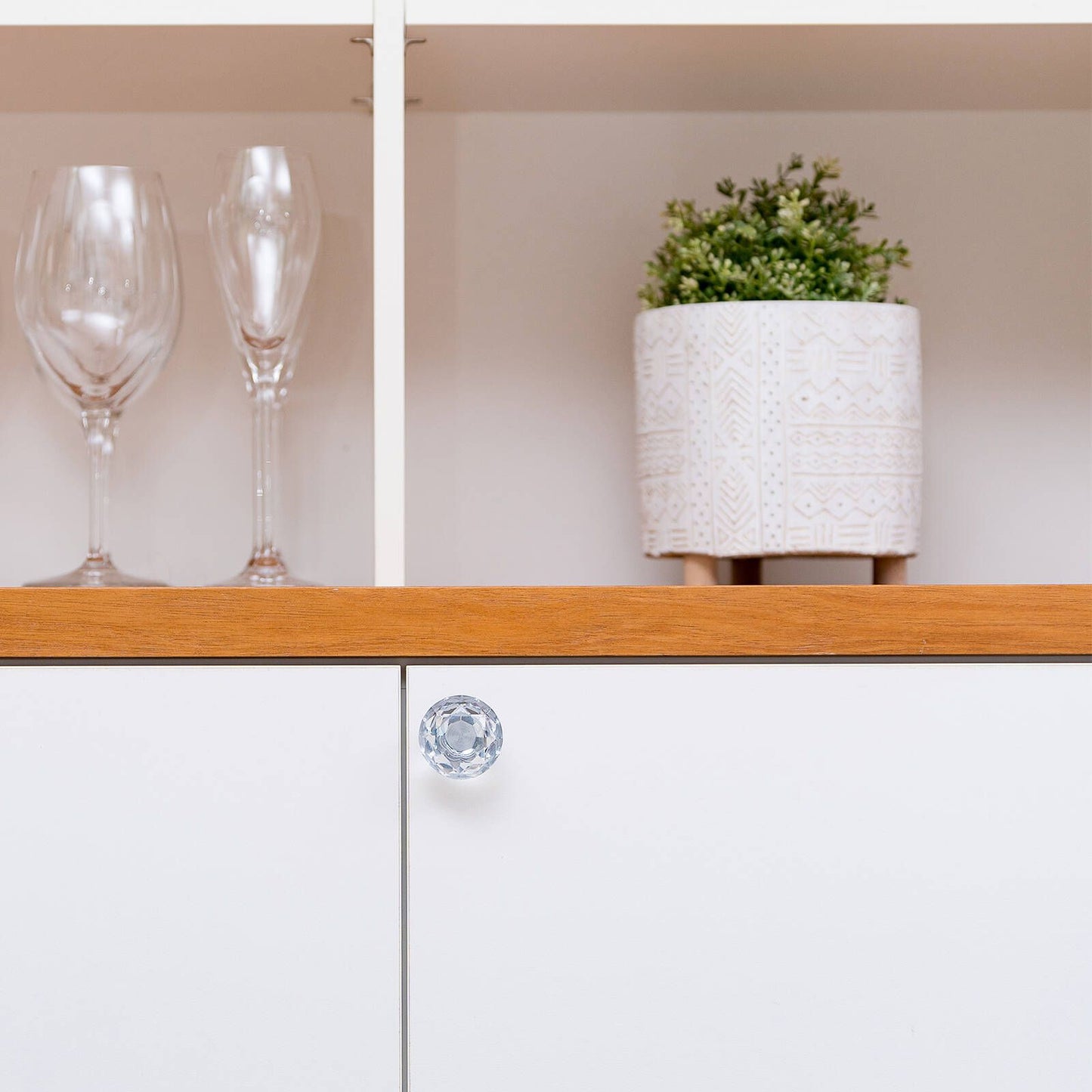 Taskmaster Crystal Cabinet Knob - 40mm