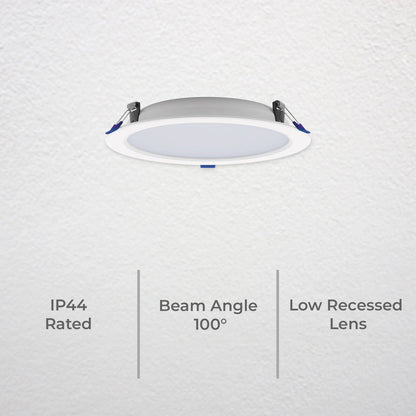 Deta x8 Series Tri Colour Dimmable LED Downlight - 200mm - 16W/18W/20W