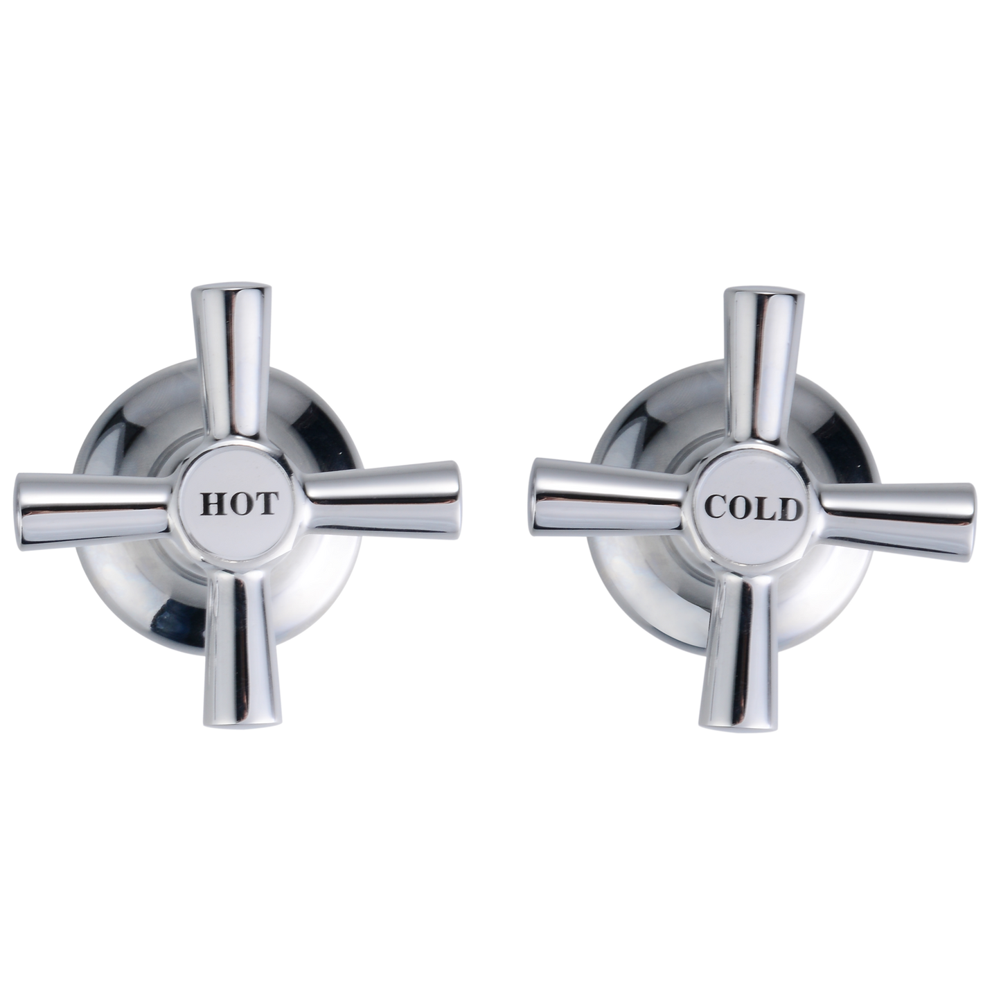 Shaw & Mason Chrome Basin Top Assembly - 1/2 Turn - Pair