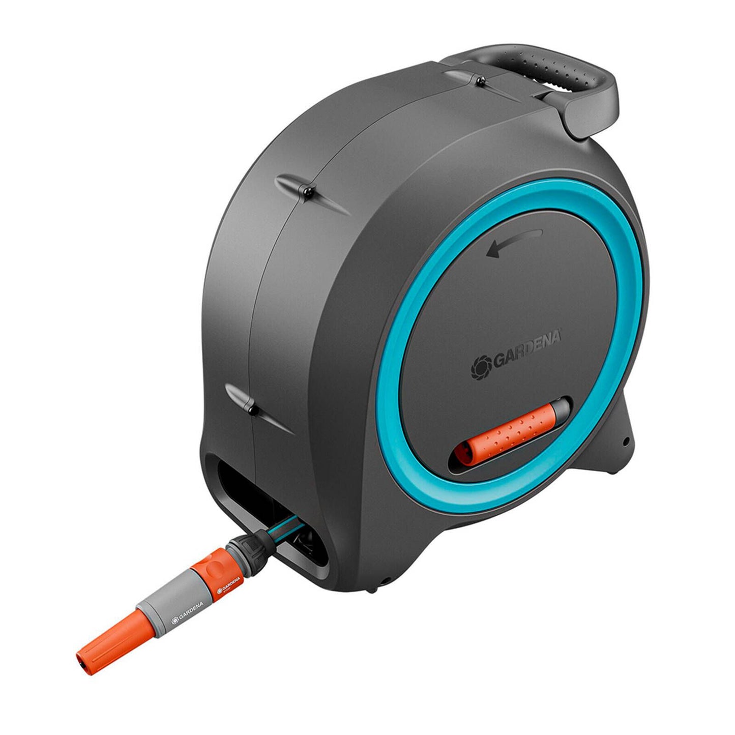 Gardena Dual 2 in 1 Roll Up Hose Reel - 25m