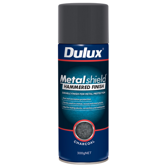 Dulux Metalshield Spray Paint - 300g - Charcoal Hammered