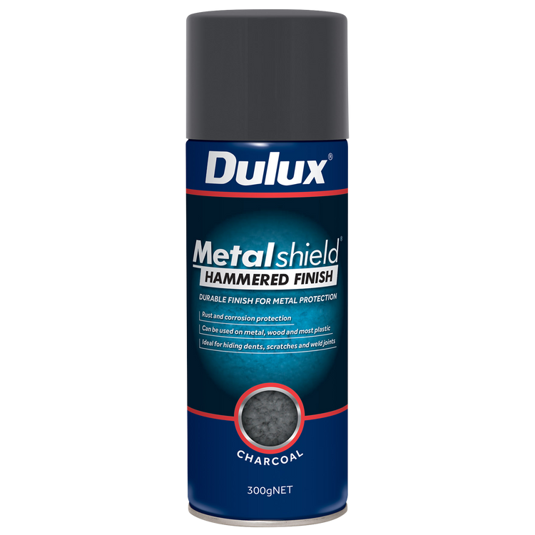 Dulux Metalshield Spray Paint - 300g - Charcoal Hammered