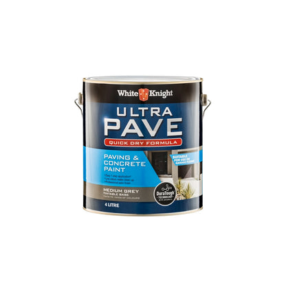 White Knight Ultra Pave Quick Dry Concrete Paint - 4L - Medium Grey