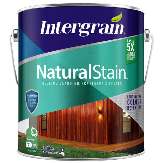 Intergrain NaturalStain Timber Stain - 4L - Redwood