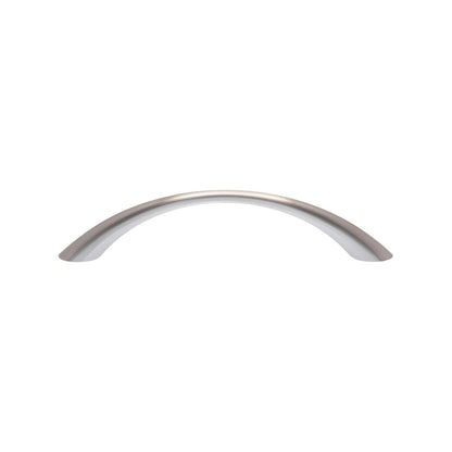 Ikonic Bow Handle 96mm Brushed Nickel Zinc Alloy Pack of 10