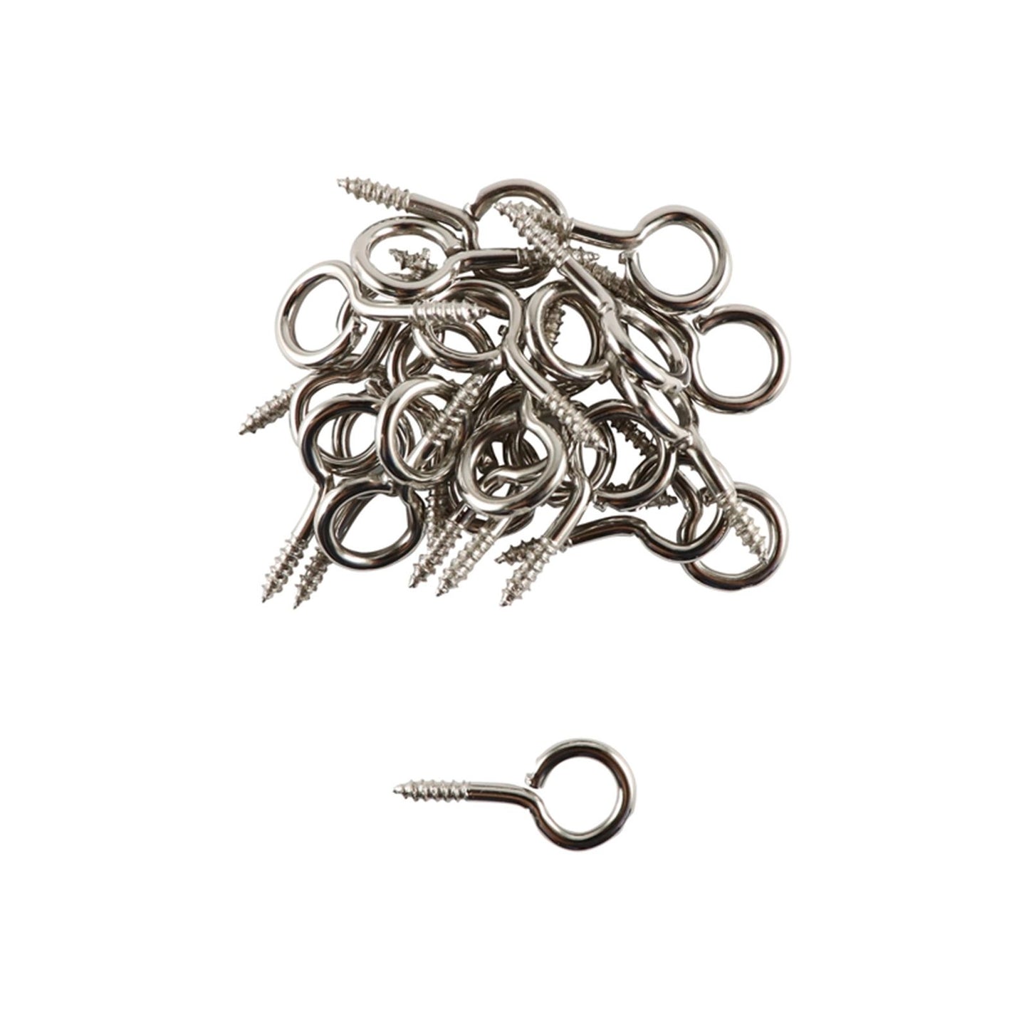 Everhang Screw Eye Hooks - 7mm - 25 Pack
