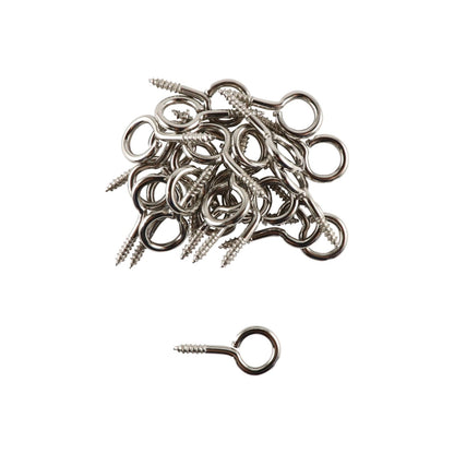 Everhang Screw Eye Hooks - 7mm - 25 Pack