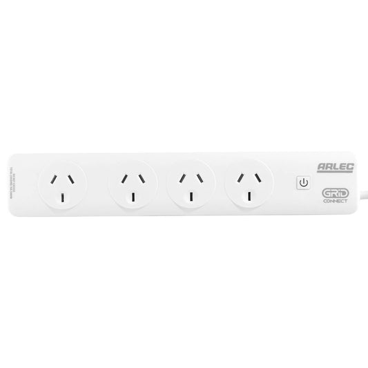 Arlec Grid Connect Smart Powerboard - 4 Outlet - 0.9m - White