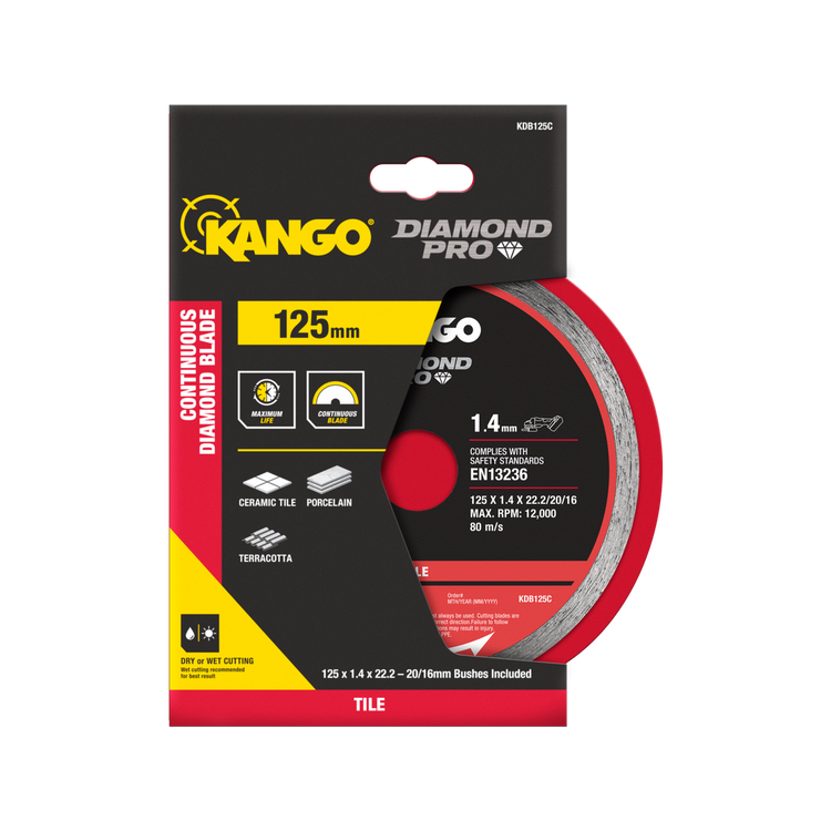 Kango 125mm Continuous Diamond Saw Blade