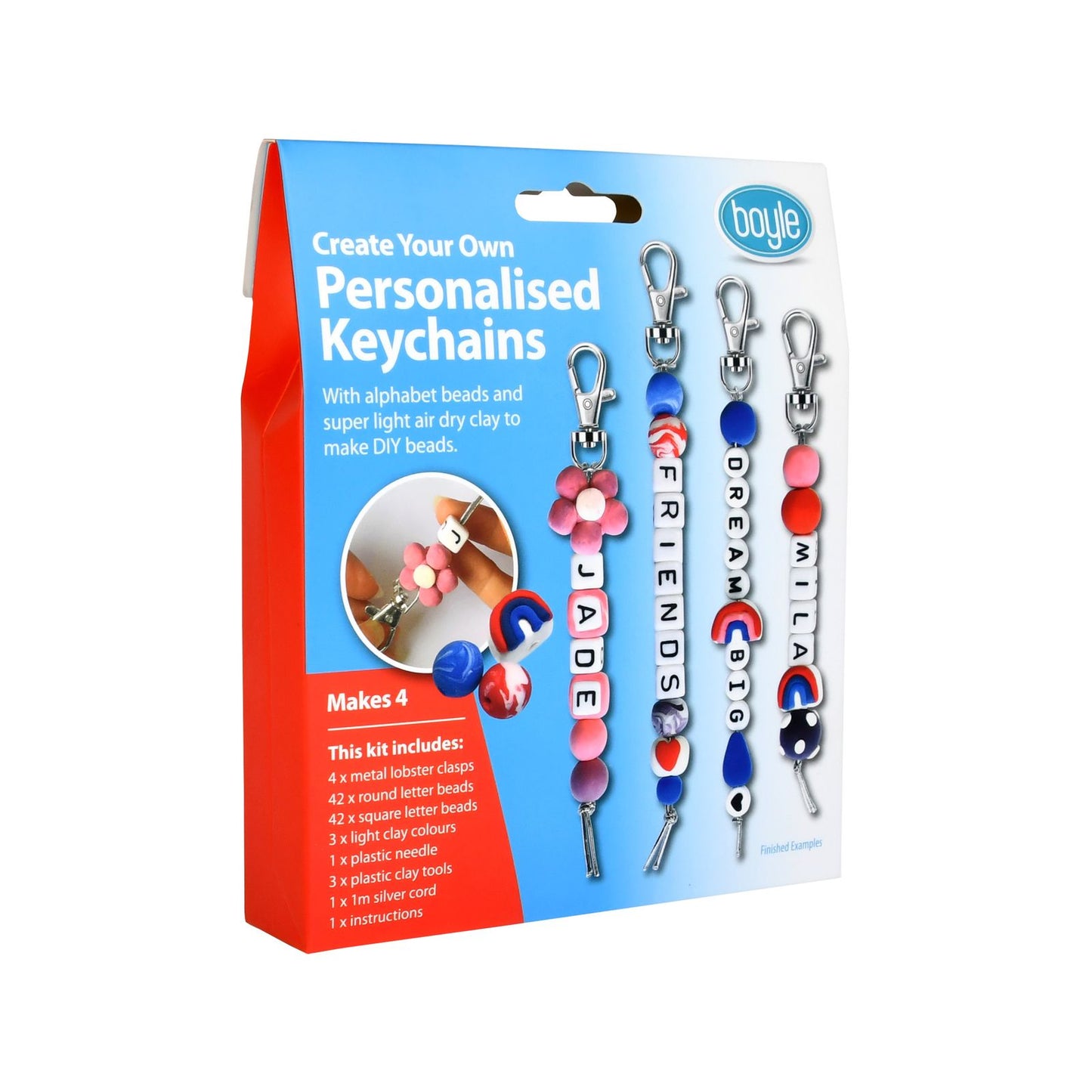 Boyle Create Your Own Personalised Keychains - 140 x 170 x 30mm