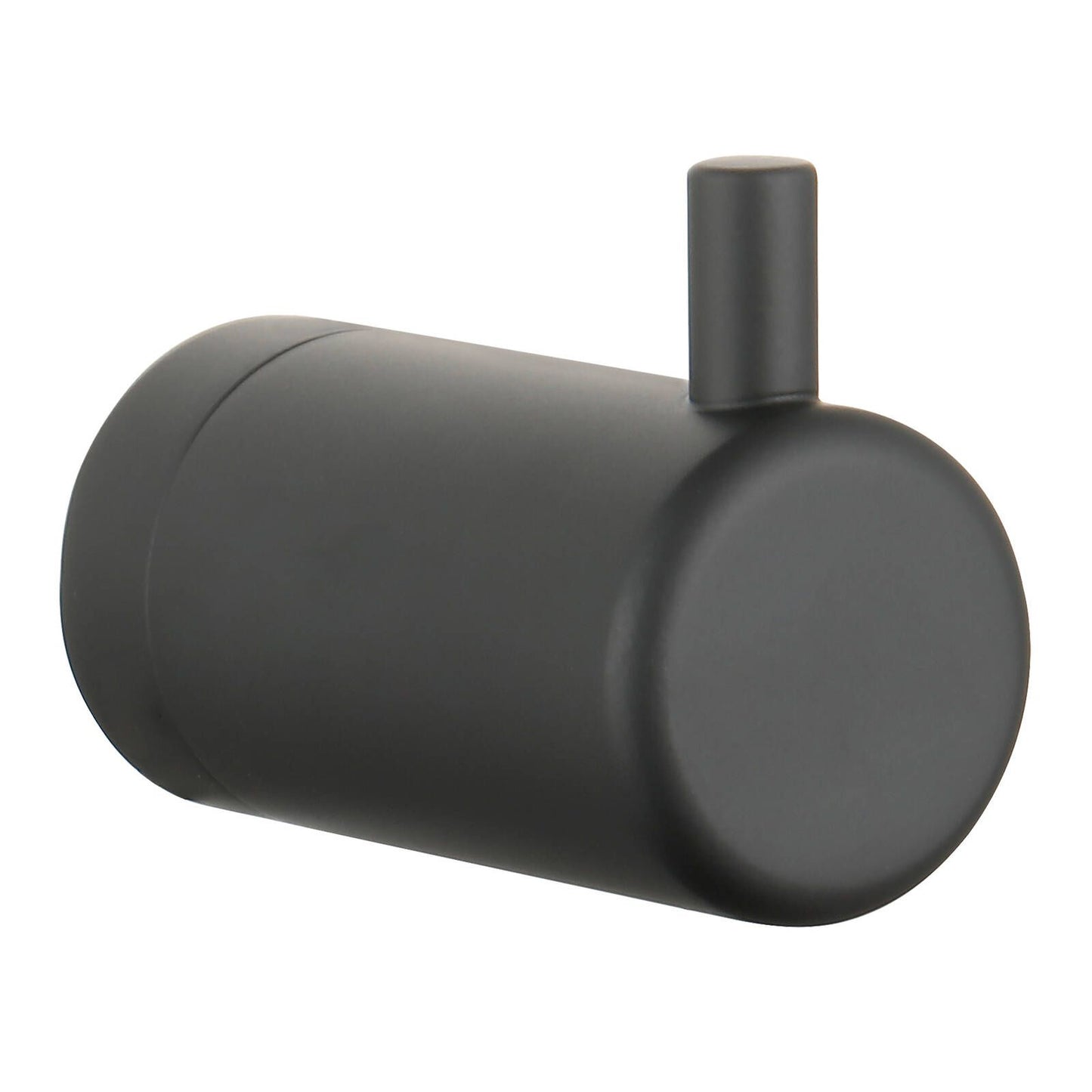 Evekare Matte Black Heavy Duty Robe Hook - 70 x 50 x 90mm
