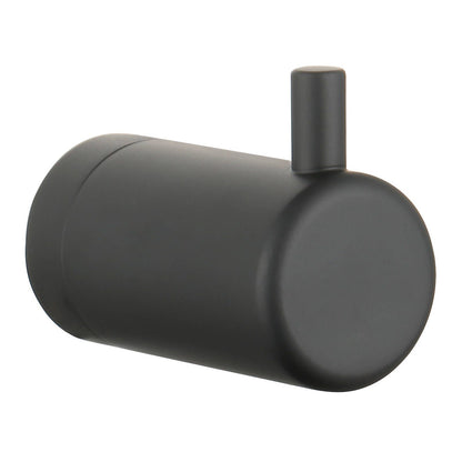 Evekare Matte Black Heavy Duty Robe Hook - 70 x 50 x 90mm