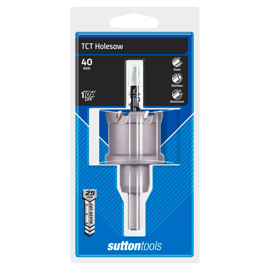 Sutton Tools TCT Holesaw - 40mm