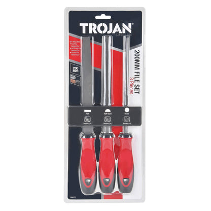 Trojan File Set - 200mm - 3 Piece