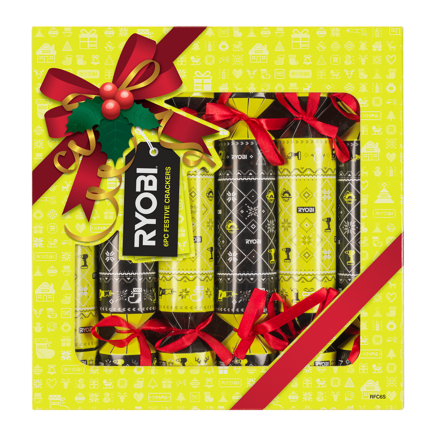 Ryobi Festive Crackers Set - 6 Piece