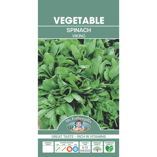 Mr Fothergill Viking Spinach Seeds