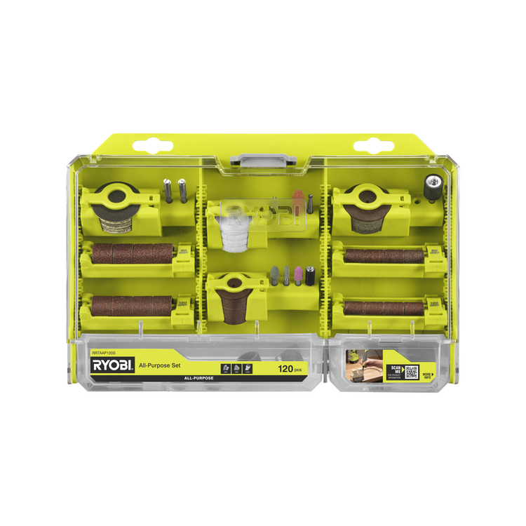 Ryobi 120 Piece All Purpose Set