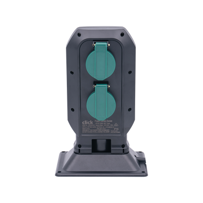 Click Power Garden Stake Socket - 4 Outlet