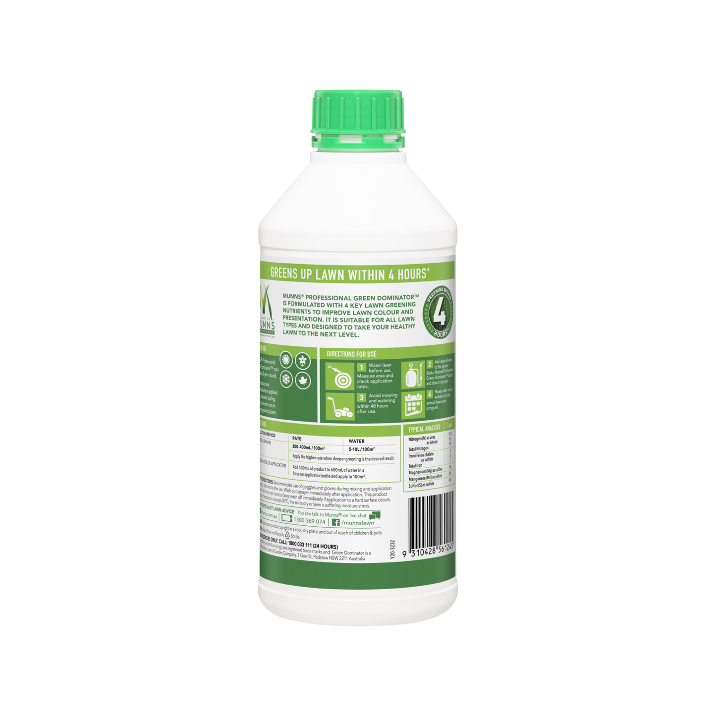 Munns Professional Lawn Fertiliser - 1L