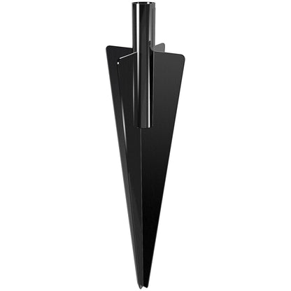 Peak No Dig Fencing Post Spike - 400mm - Black