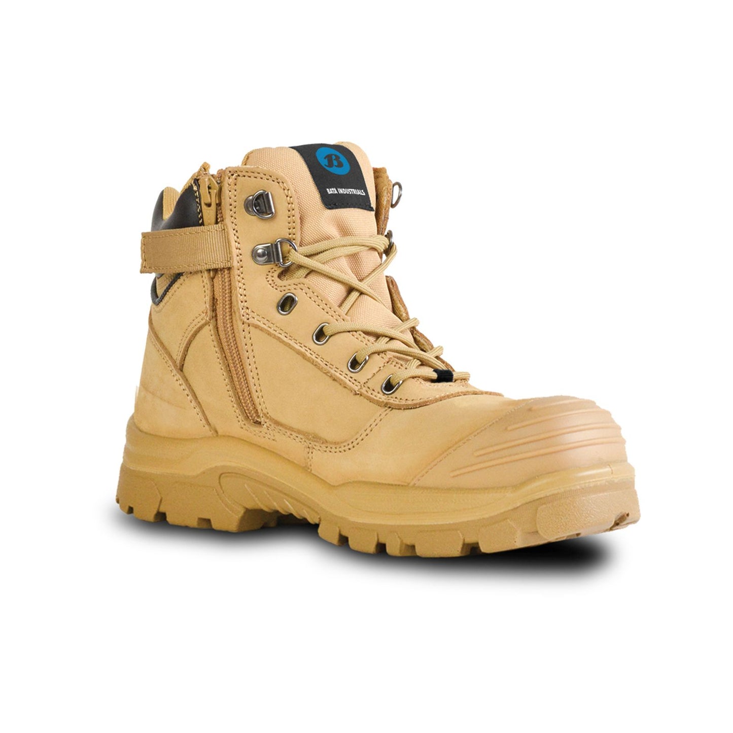 Bata Industrials Men’s Wheat Comet Zip Safety Boot - Size 8