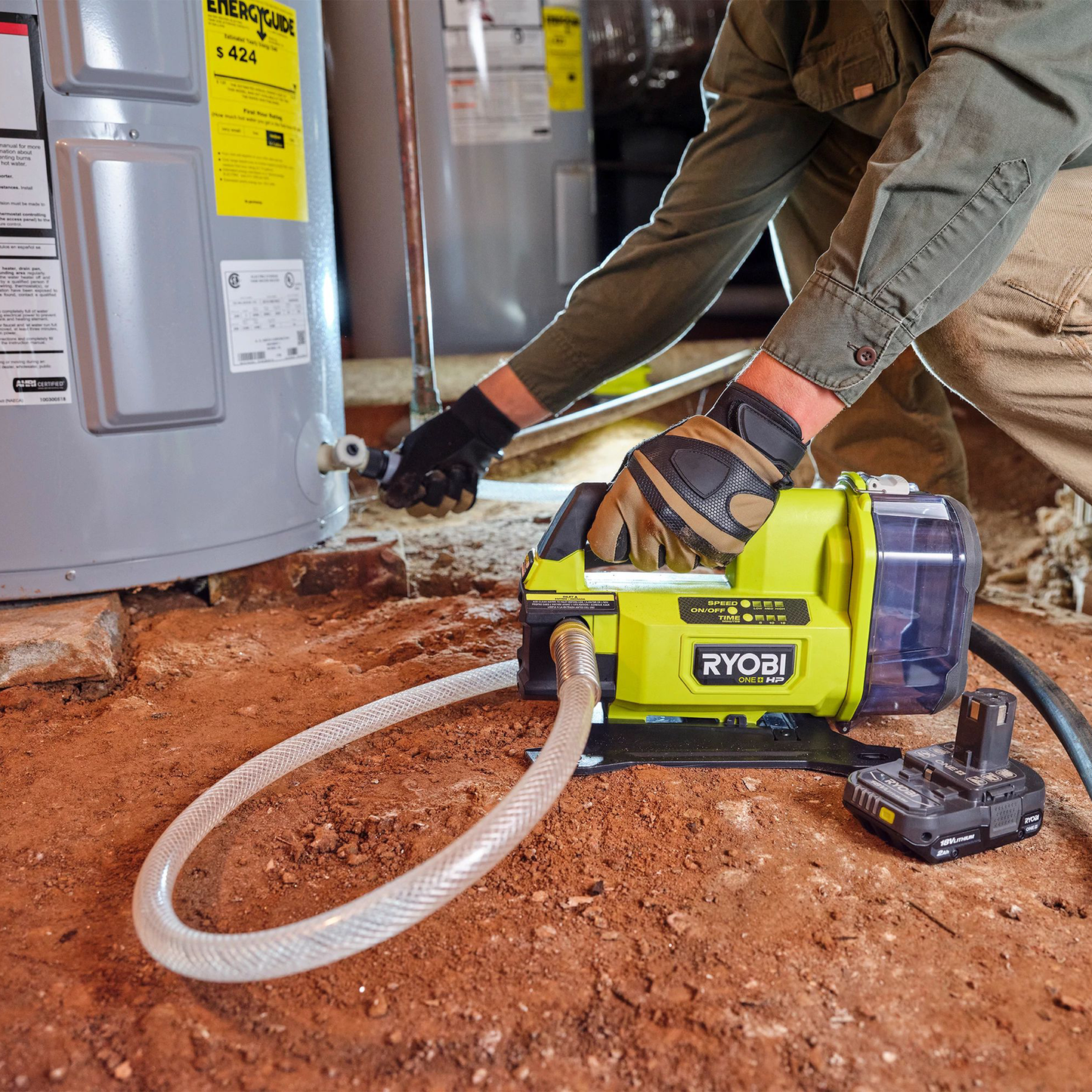 Ryobi Transfer Pump - 18V - 2,271L/hr - Tool Only