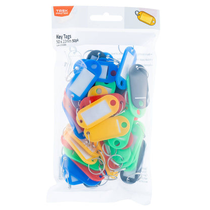 Taskmaster Key Tag with Ring - 6 x 2.2cm - 50 Pack
