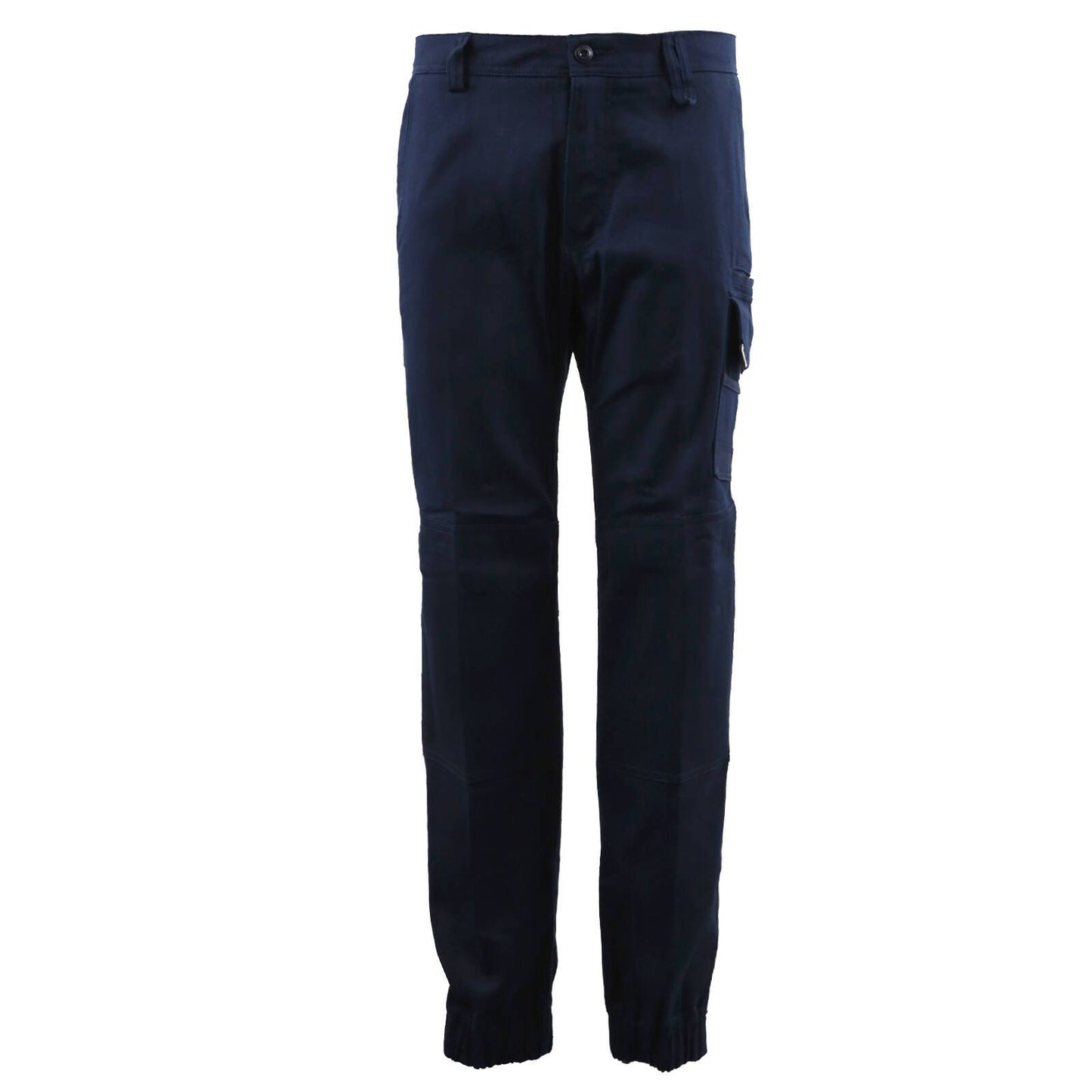 Tradie Mens Skinny Cuff Pants - Navy - 380 x 730mm