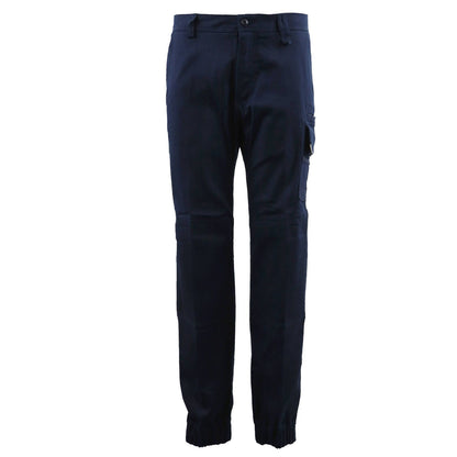 Tradie Mens Skinny Cuff Pants - Navy - 380 x 730mm