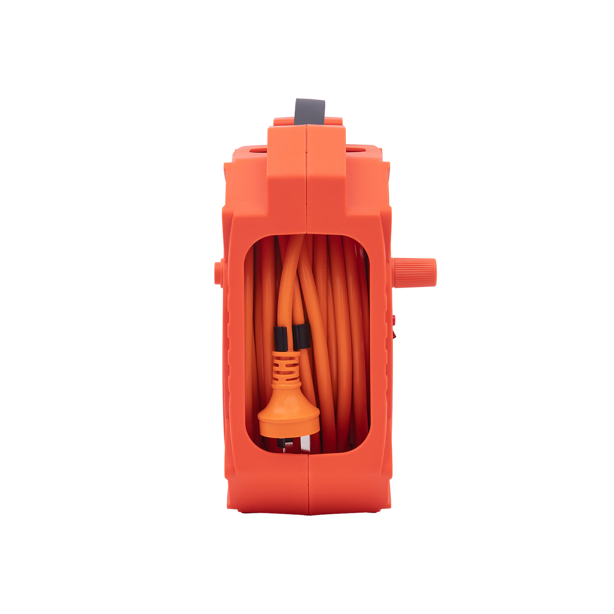 Click 4 Outlets 20m Cable Reel Orange & Grey