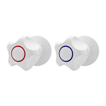 Shaw Mason Wall Top Assembly with Handles - 65 x 105mm - White