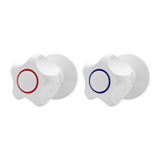 Shaw Mason Wall Top Assembly with Handles - 65 x 105mm - White