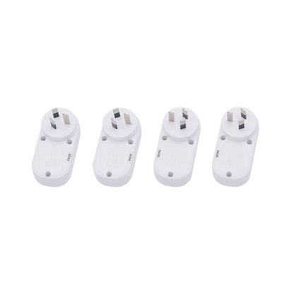 Click Double Adaptor Quad Pack - 2 Right, 2 Left