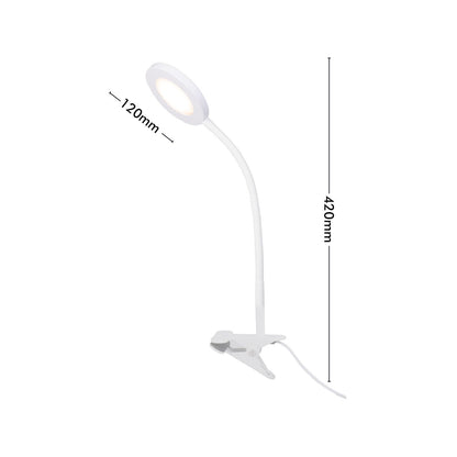 Verve Design White Dalton Clamp Lamp - 6W - 530 Lumens