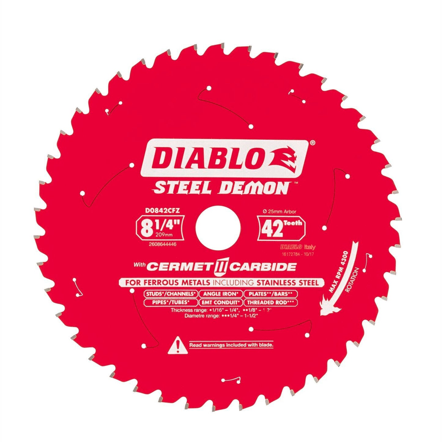 Diablo Steel Demon Circular Saw Blade - 209mm - 42T