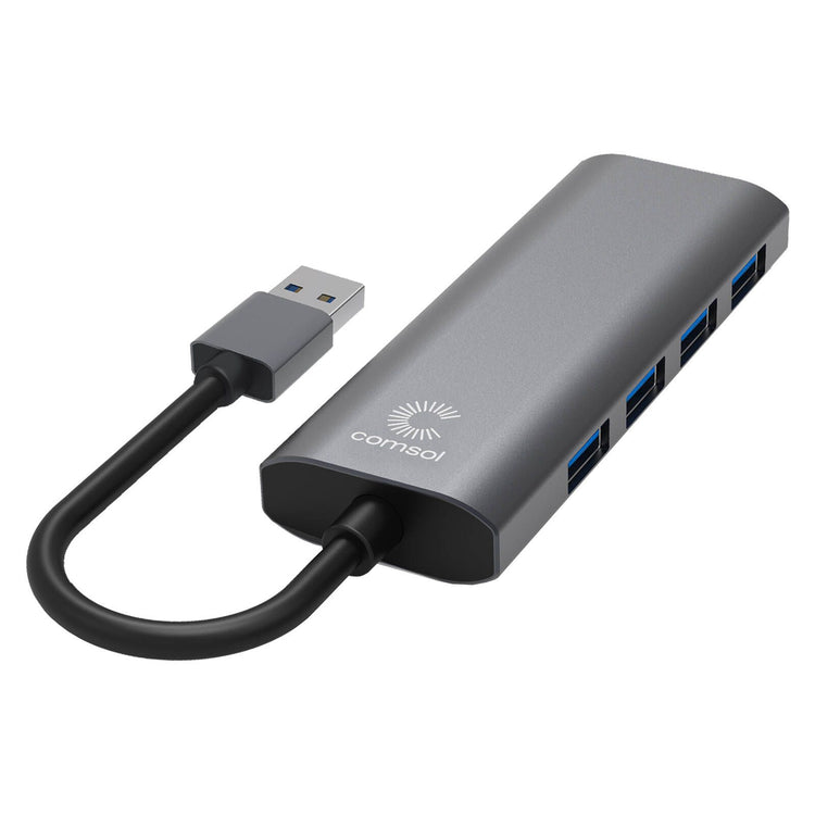 Comsol USB-A to 4 Port USB 3.0 Hub