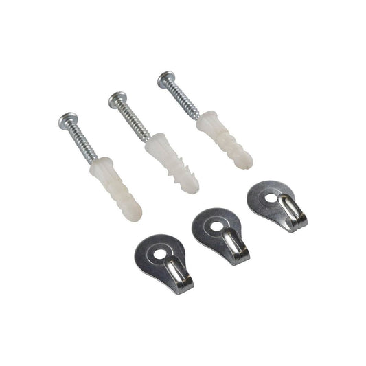 Everhang 15kg Solid Wall Picture Hanging Hook 3 Pack Steel Durable