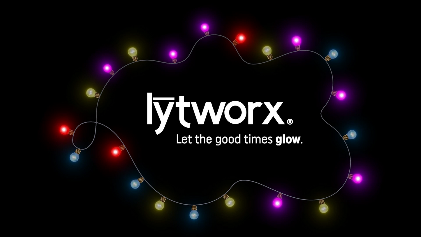 Lytworx 30 Multicolour Wire Ball Lights - 2.9m