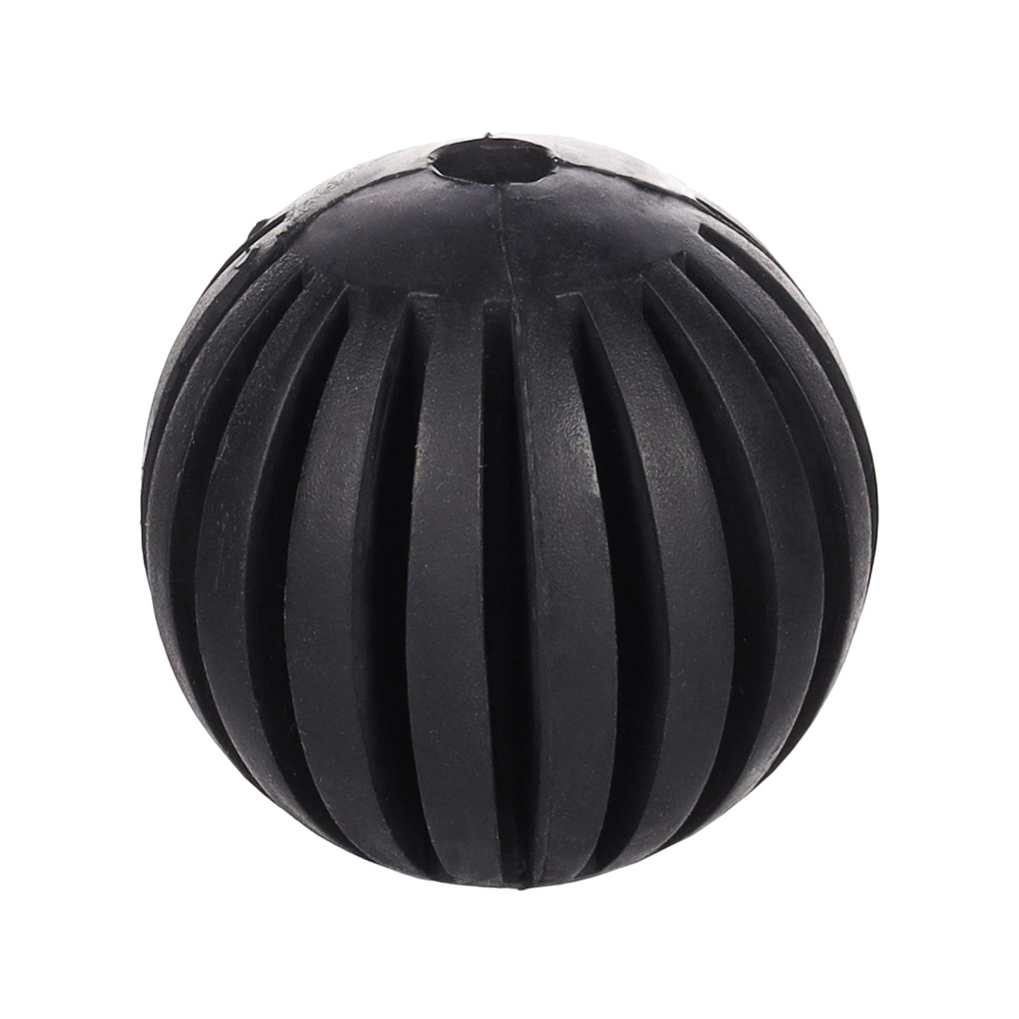 Gladiator Black Rubber Ball Dog Toy