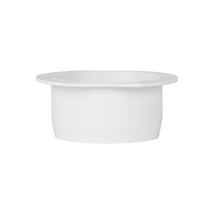 Rain Harvesting Round Gutter Outlet - 75mm - White