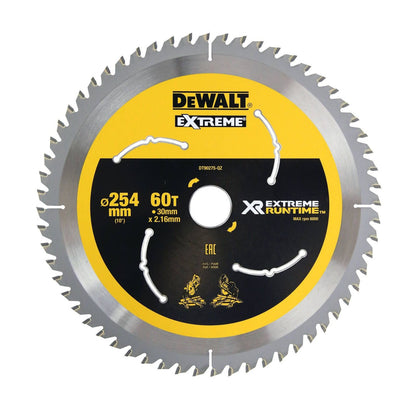 Dewalt XR Circular Saw Blade - 254mm - 60T