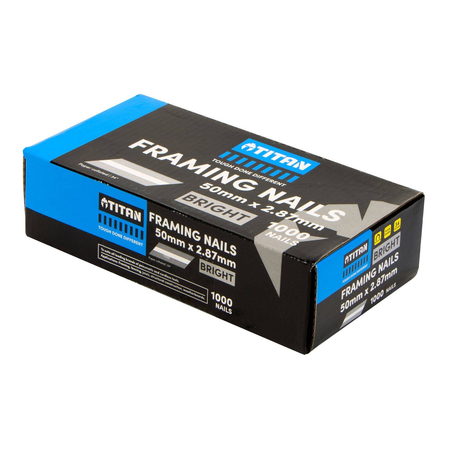 Titan Collated Framing Nails - 50mm - 1000 Pack
