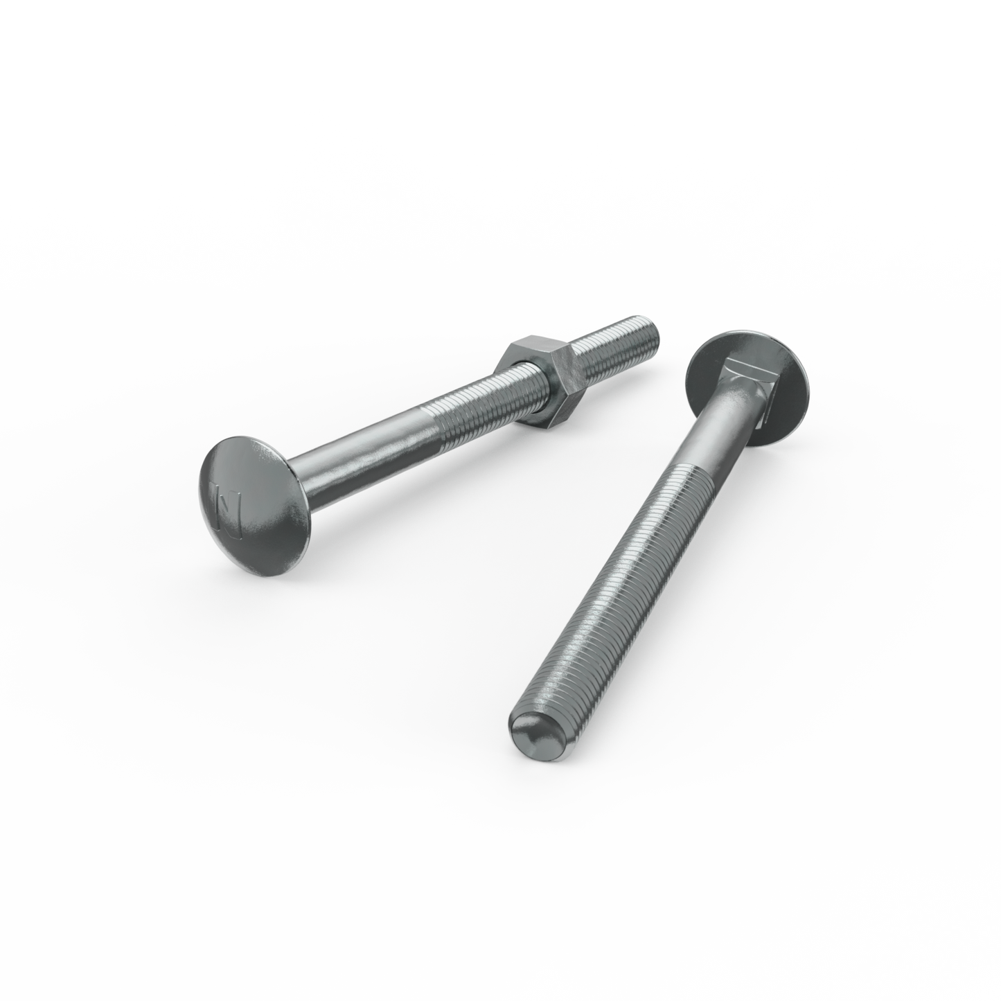 Zenith M10 Cup Head Bolts and Nuts - 125mm - 25 Pack