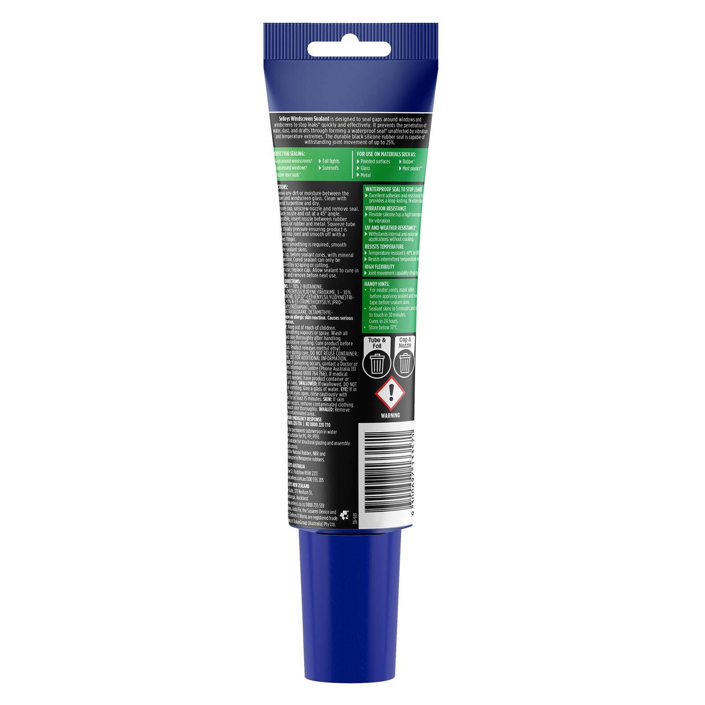 Selleys Autofix Windscreen Sealant - 100ml - Black