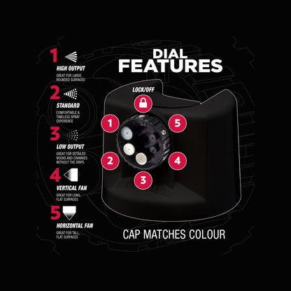 Rust Oleum Spray Paint - 340g - Black Flat - 5 in 1