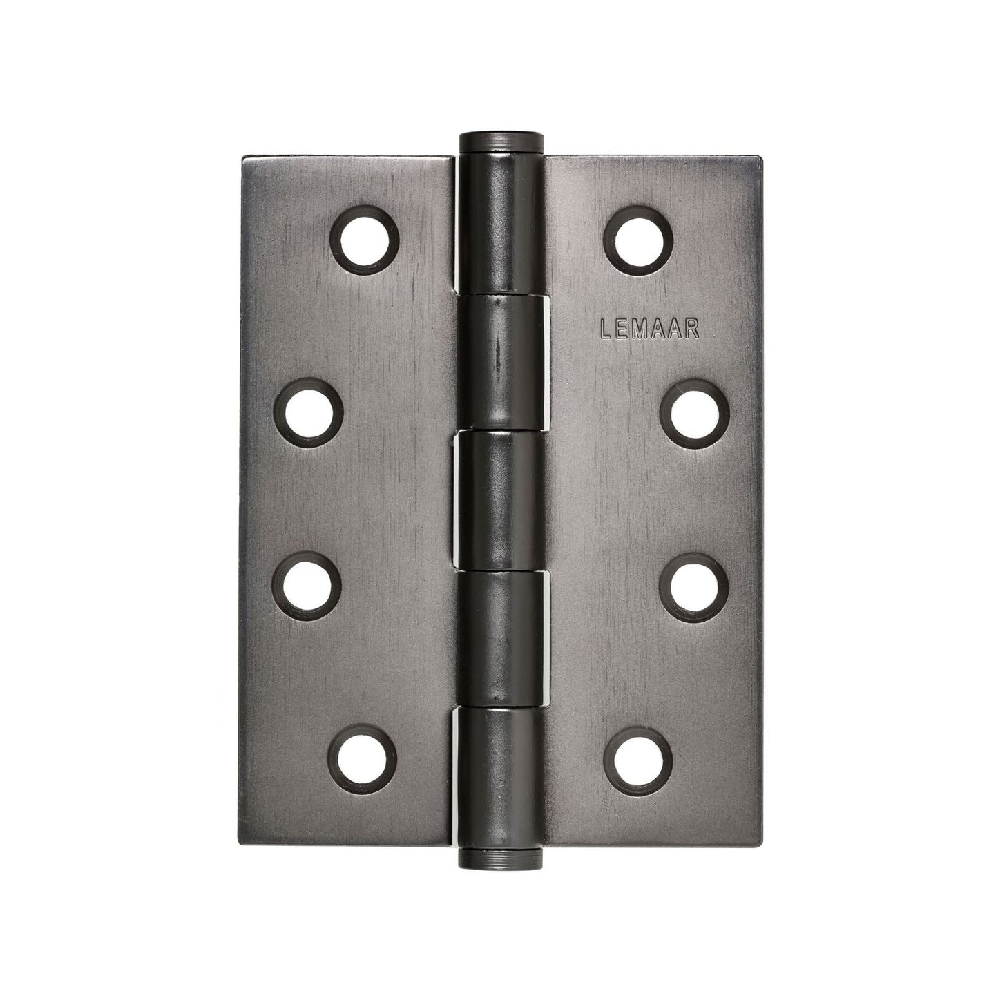 Lemaar Gun Metal Grey Hinge - 100mm x 75mm x 2.5mm - Fixed Pin