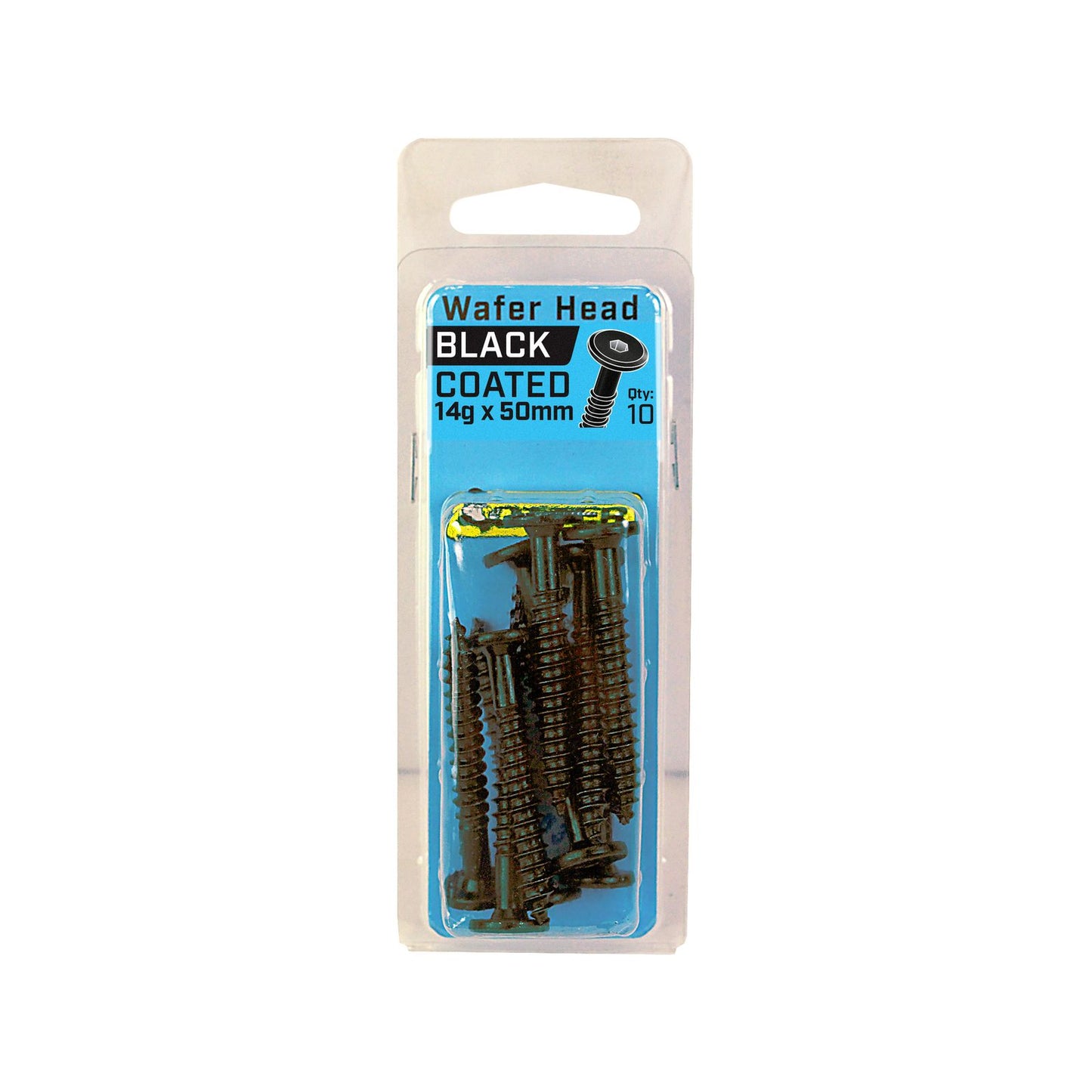 Otter Black Wafer Screws - 14 x 50mm