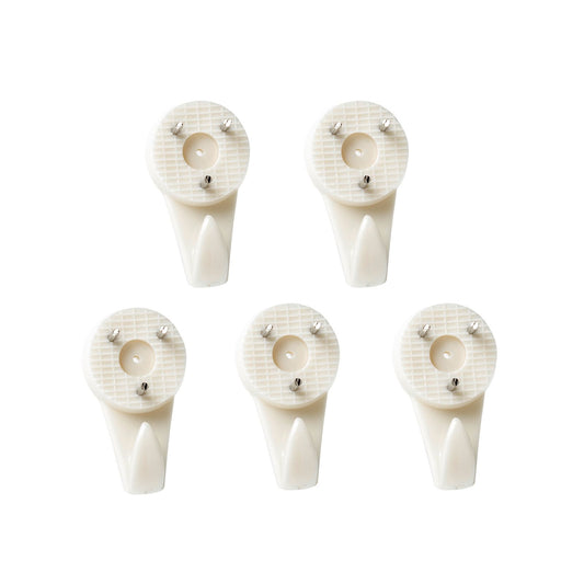 Everhang Plastic Picture Hanging Hook - 4kg - 5 Pack
