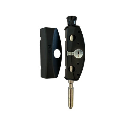 Remsafe Black Window Door Patio Bolt - 53mm